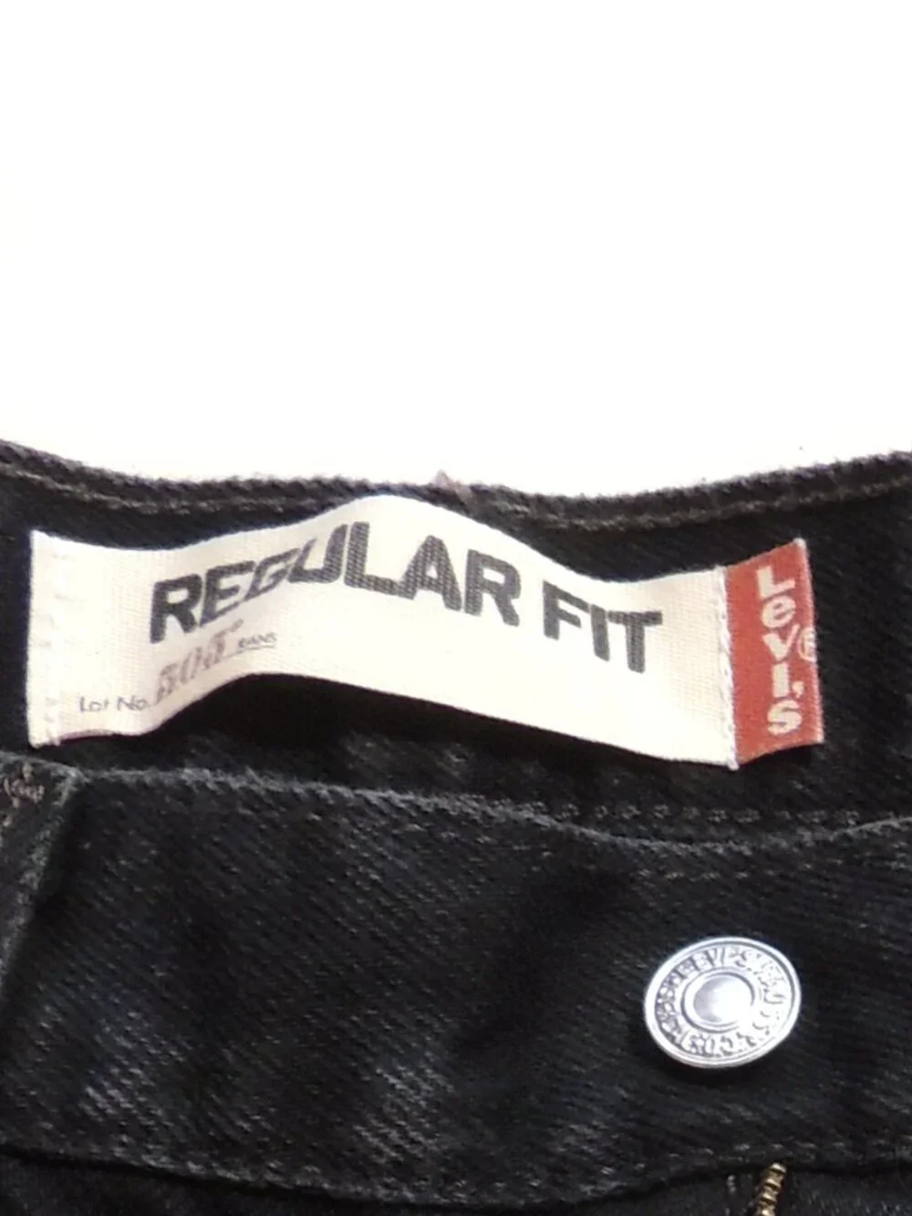 Levi 505 Jeans Y2K Men 34x32 Black Pockets Outdoor Travel Vintage Denim Jeans